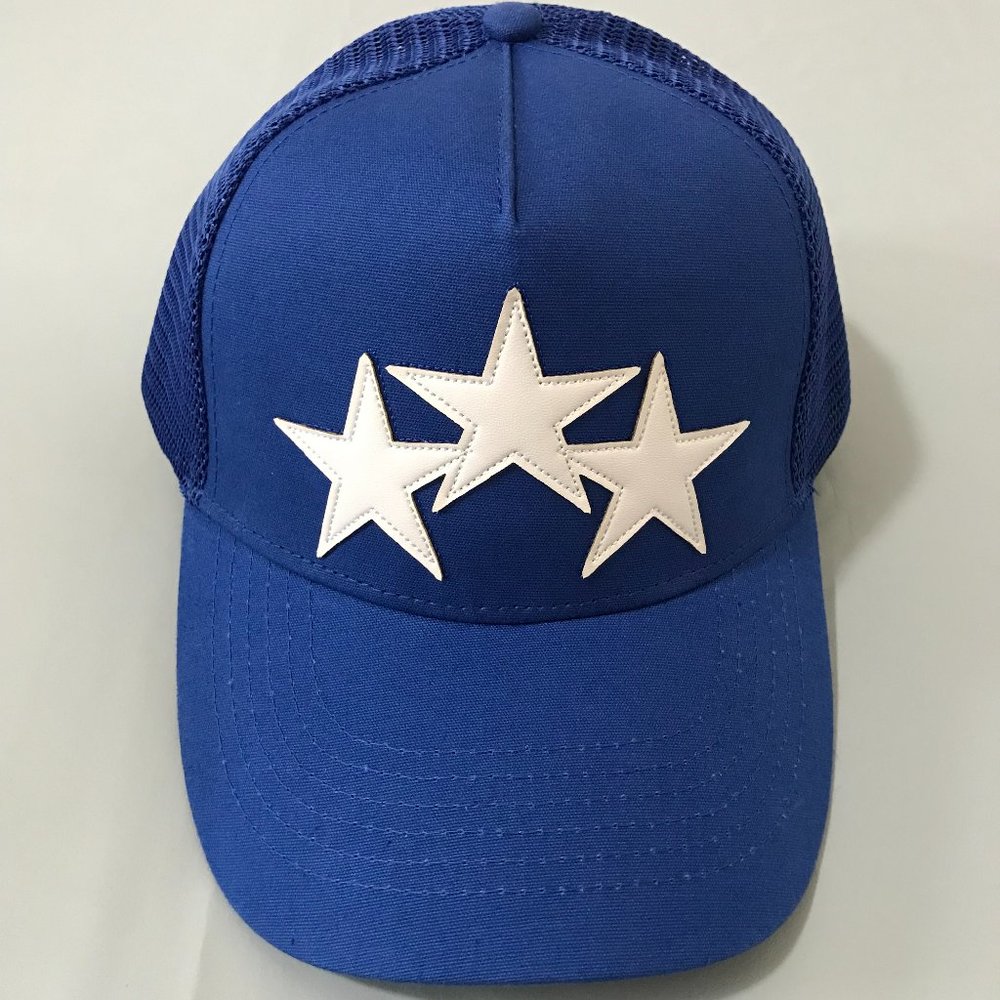 Amiri 3 star trucker hat